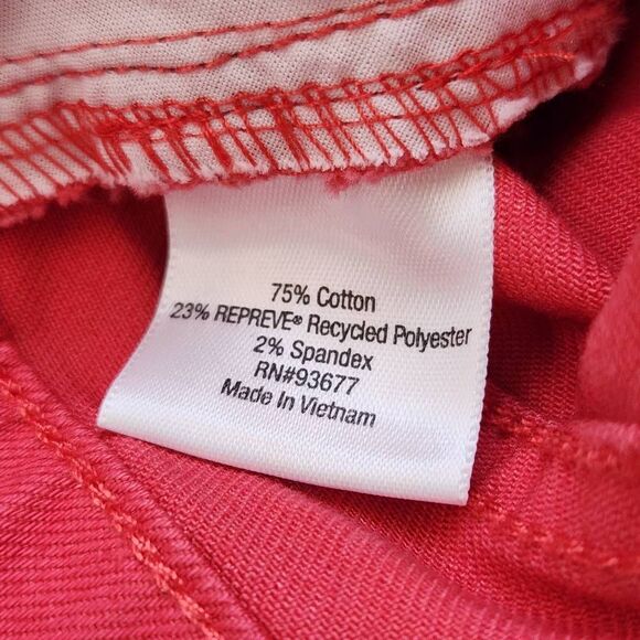 St. John's Bay Coral Pink Skinny Jeans NWT Size 4 Pink Jeans - Picture 9 of 12